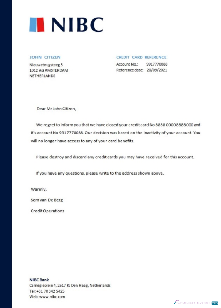 Download Netherlands NIBC bank closure reference Photoshop template